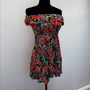 Off the Shoulder Skater Dress